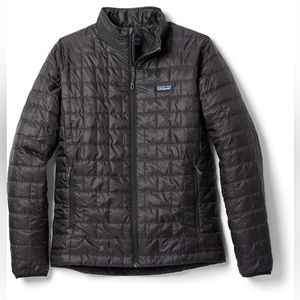 Patagonia Nano Puff Jacket Mens Large Black Primaloft Lightweight Quilted Puffer